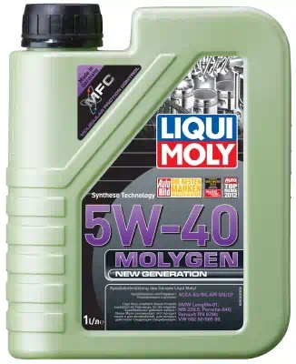 Масло моторное LiquiMoly 5W-40 Molygen синтетическое SN/CF А3/В4 SAC GF5 1л