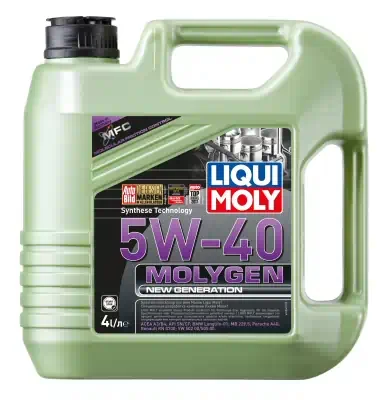 Масло моторное LiquiMoly 5W-40 Molygen синтетическое SN/CF А3/В4 SAC GF5 4л