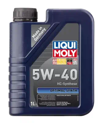 Масло моторное LiquiMoly 5W-40 Optimal Synth HC синтетическое SN/CF А3/В4 1л