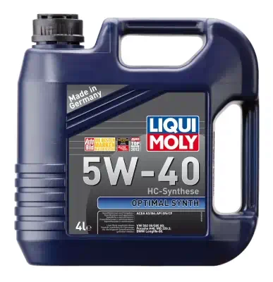 Масло моторное LiquiMoly 5W-40 Optimal Synth HC синтетическое SN/CF А3/В4 4л