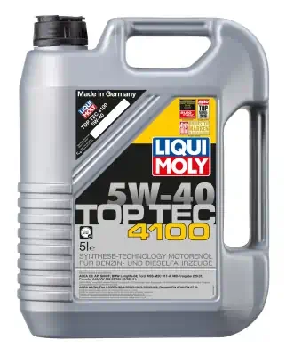 Масло моторное LiquiMoly 5W-40 Top Tec 4100 НС синтетическое SN С3 5л