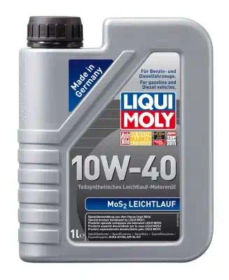 Масло моторное LiquiMoly 10W-40 MoS2 Leichtlauf п/синтетическое SL/CF А3/В3 1л