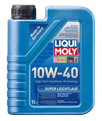 Масло моторное LiquiMoly 10W-40 Super Leichtlauf синтетическое SL/CF А3/В3 1л