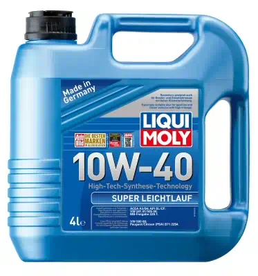 Масло моторное LiquiMoly 10W-40 Super Leichtlauf синтетическое SL/CF А3/В3 4л