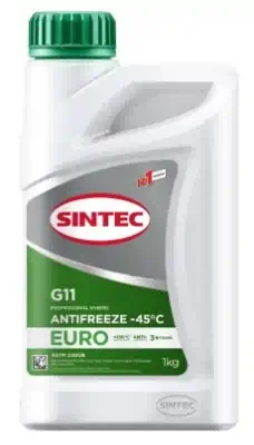 Антифриз Sintec Euro зеленый G11 (-45) 1 кг