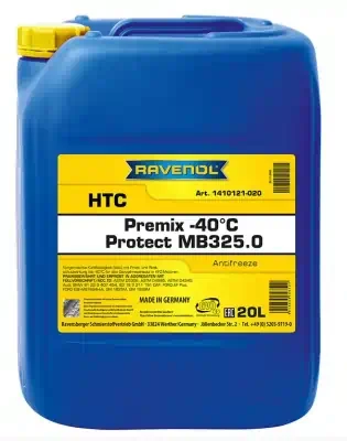 Антифриз Ravenol HTC Protect MB 325.0 Premix -40C (готовый) 20 л