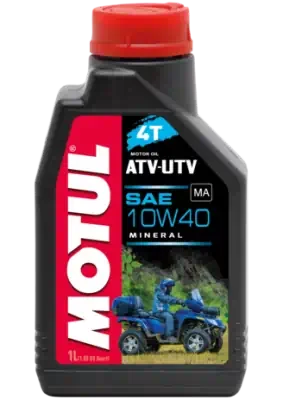 Масло моторное Motul квадроциклы 4T 10W-40 ATV UTV минеральное 1л