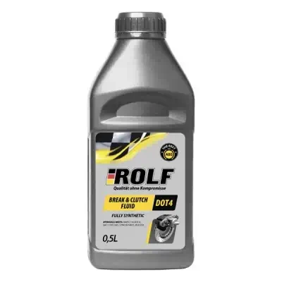 Жидкость тормозная ROLF Brake & Clutch Fluid Dot-4 500 мл