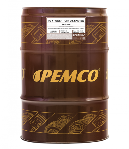 Масло трансмиссионно-гидравлическое Pemco TO-4 Powertrain Oil SAE 10W