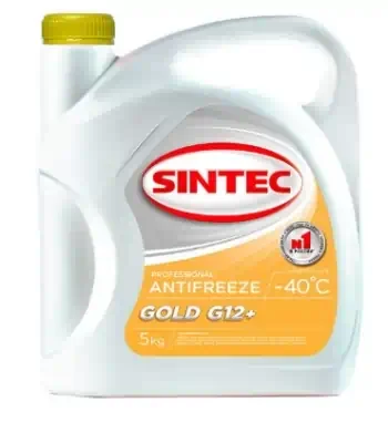 Антифриз Sintec Gold желтый G12+ 5 кг