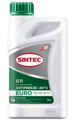 Антифриз Sintec Euro зеленый G11 (-40) 1 кг