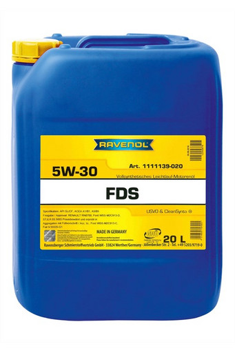 Масло моторное Ravenol FDS PAO 5/30 API CF ACEA A5/B5