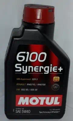 Масло моторное Motul 6100 5W-40 Synergie+ синтетическое 1л