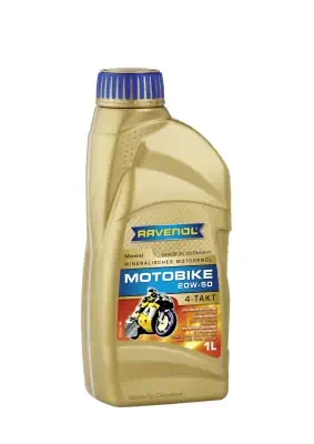 Масло моторное Ravenol 20W-50 Motobike 4-T Mineral минеральное 1л