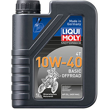 Масло моторное Liqui Moly Motorbike 4T Basic Offroad 10/40 API SN Plus