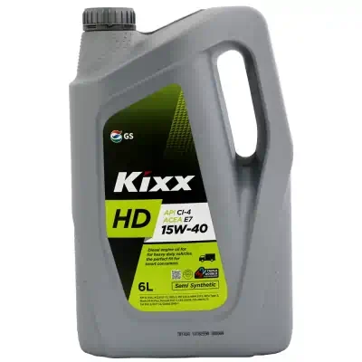 Масло моторное Kixx 15W-40 HD1 CI-4 (D1) 6л