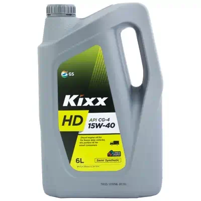 Масло моторное Kixx 15W-40 HD CG-4 (Dynamic) 6л