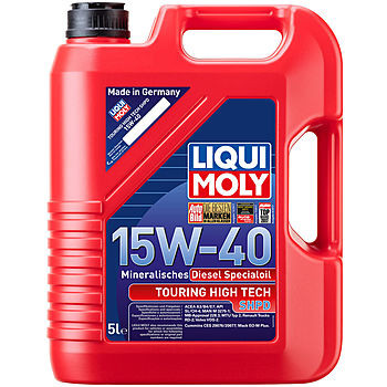 Масло моторное Liqui Moly Touring High Tech SHPD-Motoroil Basic 15/40 API CH-4/SL