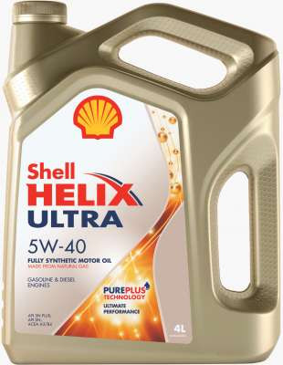 Масло моторное Shell Helix Ultra 5/40 API SN Plus ACEA A3/B4