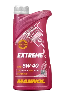 Масло моторное Mannol 5W-40 Extreme SN/CH-4 ESTER синтетическое 1л