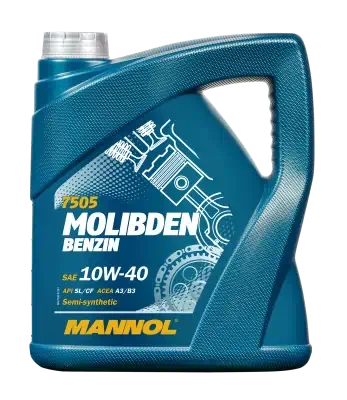 Масло моторное Mannol 10W-40 Molibden SN/CH-4 п/синтетическое 4л