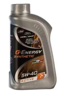 Масло моторное G-Energy 5W-40 Synthetic Active CF|SN синтетическое 1л