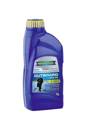 Масло моторное Ravenol 15W-40 Outboardoel 4T минеральное 1л