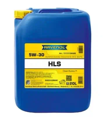 Масло моторное Ravenol 5W-30 HLS C3 CF/SN синтетическое 20л