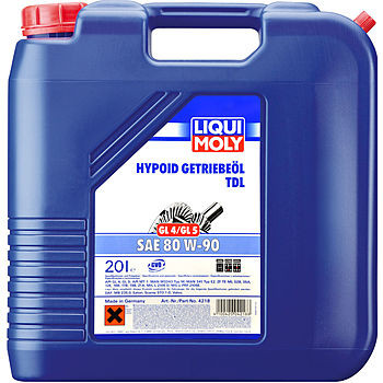 Масло трансмиссионное Liqui Moly Hypoid-Getriebeoil TDL 80/90 API GL-4/GL-5/MT-1