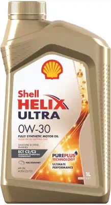 Масло Shell 0W-30 Helix Ultra ECT C2/C3 Pure Plus 1л