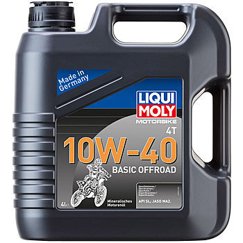 Масло моторное Liqui Moly Motorbike 4T Basic Offroad 10/40 API SN Plus