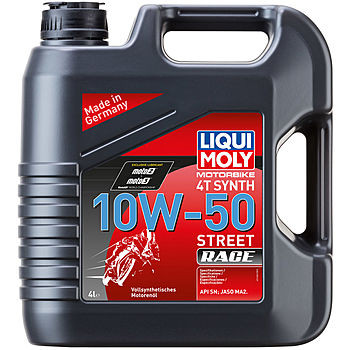 Масло моторное Liqui Moly Motorbike 4T Synth Street Race 10/50 API SN Plus