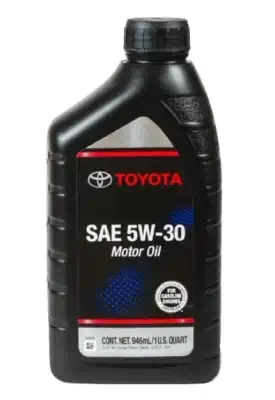 Масло моторное Toyota 5W30 Motor Oil SN моторное полусинтетическое 0,946л