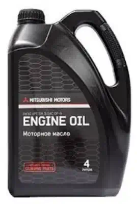 Масло моторное Mitsubishi 0W-30 ENGINE OIL API SN/CF моторное синтетическое 4л