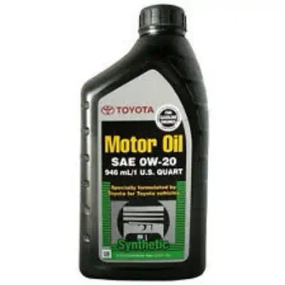 Масло моторное Toyota 0W-20 Motor Oil SN моторное синтетическое 0,946л