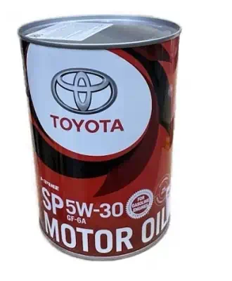 Масло моторное Toyota 5W30 Motor Oil SP моторное синтетическое 1л Япония