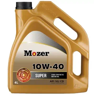 Масло моторное MOZER 10W-40 Super SG/CD полусинтетическое 4л