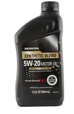 Масло моторное Honda 5W-20 Synthetic Blend SN моторное полусинтетическое 0,946л