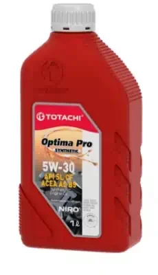 Масло TOTACHI 5/30 NIRO Optima PRO Synthetic A5/B5 SL/CF синтетическое 1 л