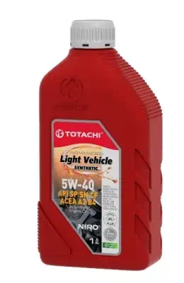 Масло TOTACHI 5/40 NIRO LV SYNTHETIC A3/B4 SN/CF синтетическое 1 л