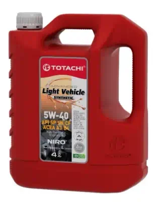 Масло TOTACHI 5/40 NIRO LV SYNTHETIC A3/B4 SN/CF синтетическое 4 л