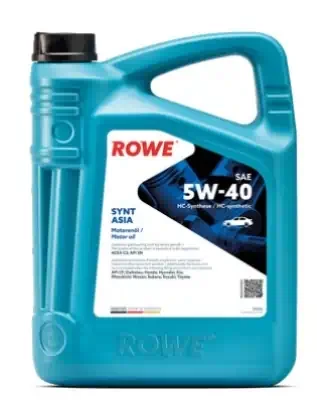 Масло моторное ROWE HIGHTEC SYNT ASIA 5W-40 ACEA C3, API SN/CF синтетическое 5л