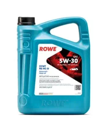 Масло моторное ROWE HIGHTEC SYNT RS HC-D 5W-30 A3/B4,API SL, MB-229.5, VW 502/505 синтетическое 5л