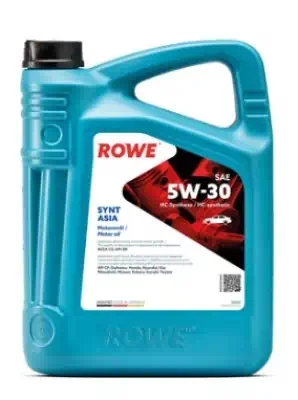 Масло моторное ROWE HIGHTEC SYNT ASIA 5W-30 ACEA C3, API SN/CF синтетическое 4л