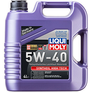 Масло моторное Liqui Moly Synthoil High Tech 5/40 API SM