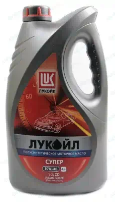 Масло моторное Лукойл супер 10W-40 SG/CD п/синтетическое 4л