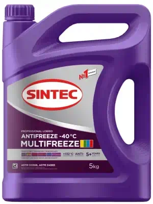 Антифриз Sintec Multi Freeze violet 5 кг