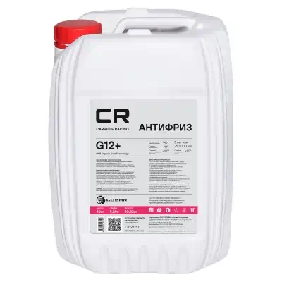 Антифриз CR красный, G12+ OAT -40°С 10 кг / 9,29 л