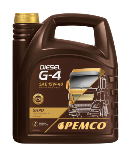 Масло моторное Pemco Diesel G-4 SHPD 15/40 API CI-4 Plus/SL ACEA E7