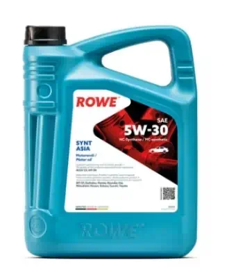 Масло моторное ROWE HIGHTEC SYNT ASIA 5W-30 ACEA C3, API SN/CF синтетическое 5л